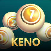 Keno number game icon artwork