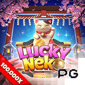 Lucky Neko cat fortune slot icon artwork