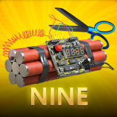 Nine card game icon artwork