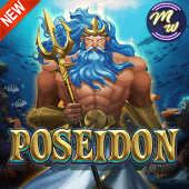 Poseidon sea god slot icon artwork